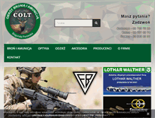 Tablet Screenshot of coltkrotoszyn.pl